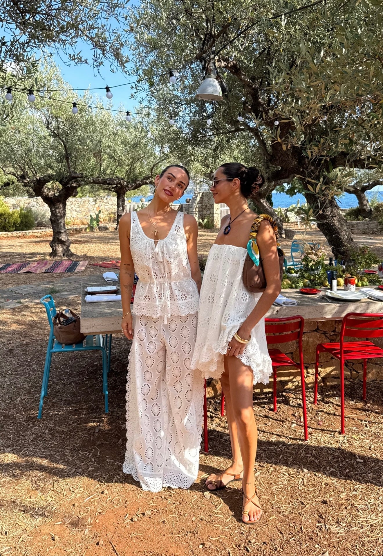 Elysian Collective Spell And The Gypsy Collective Yaya Lace Scarf Mini Dress Antique White