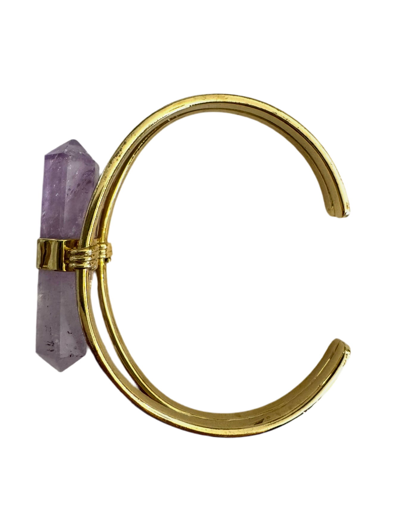 Elysian Collective Amethyst Quartz Crystal Bracelet