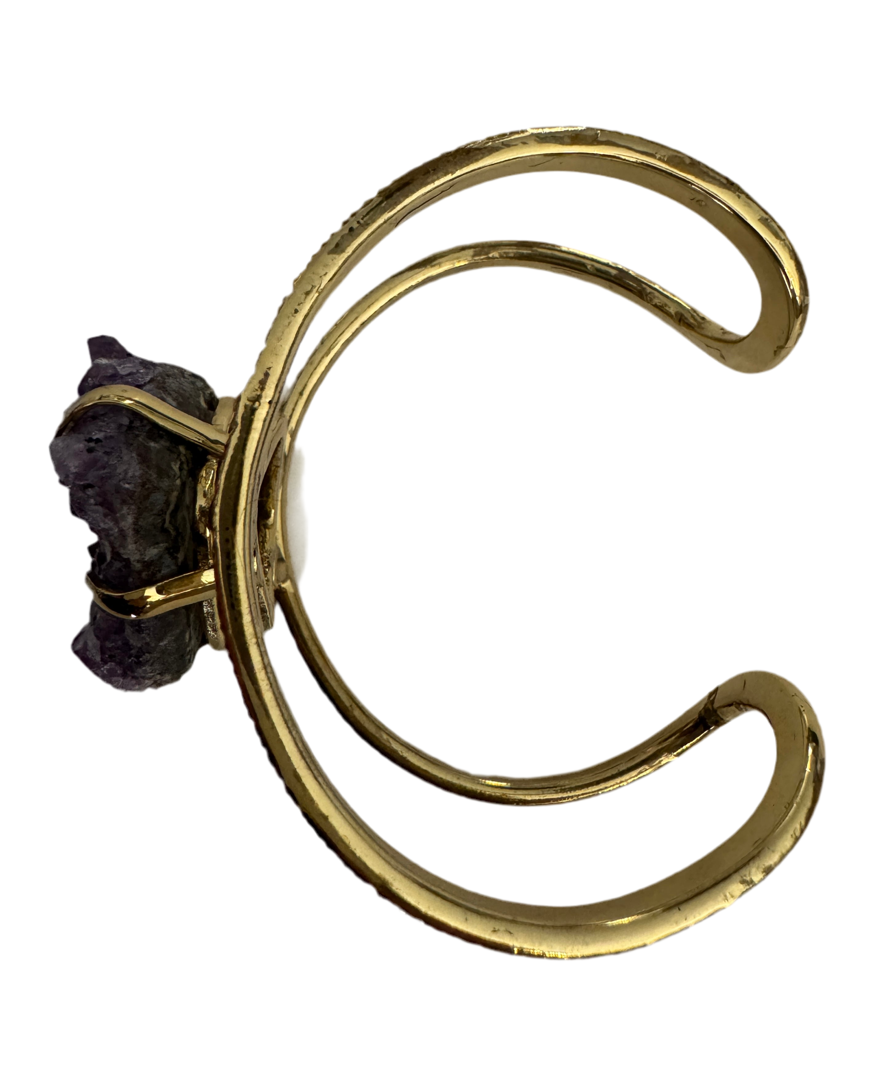 Elysian Collective Amethyst Quartz Bracelet Cuff