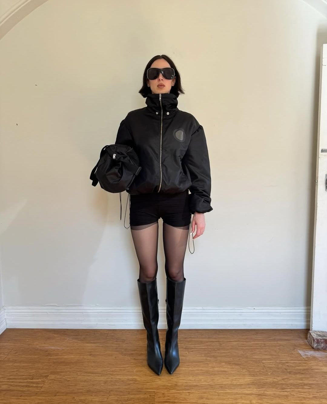 LANA WILKINSON - BEN BOOT (BLACK LEATHER)