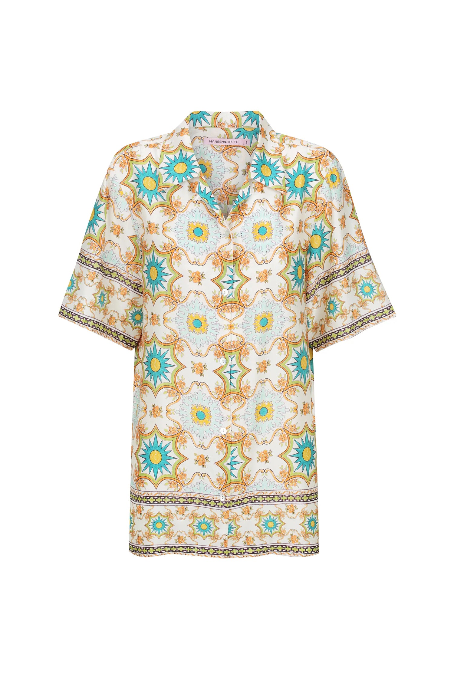 Elysian Collective Hansen and Gretel Aster Shirt Mosaic