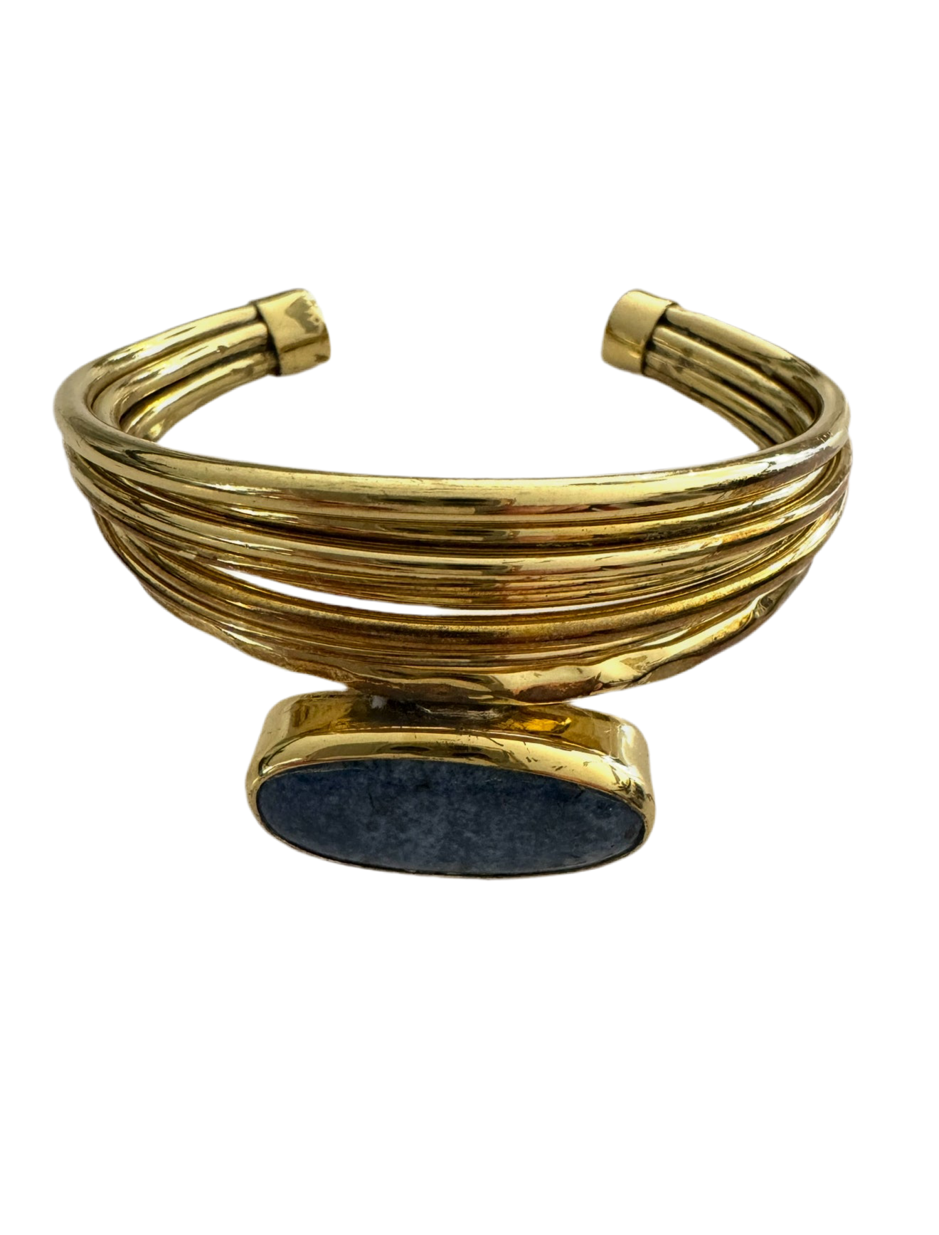 Elysian Collective Lapis Lazuli Bracelet Cuff