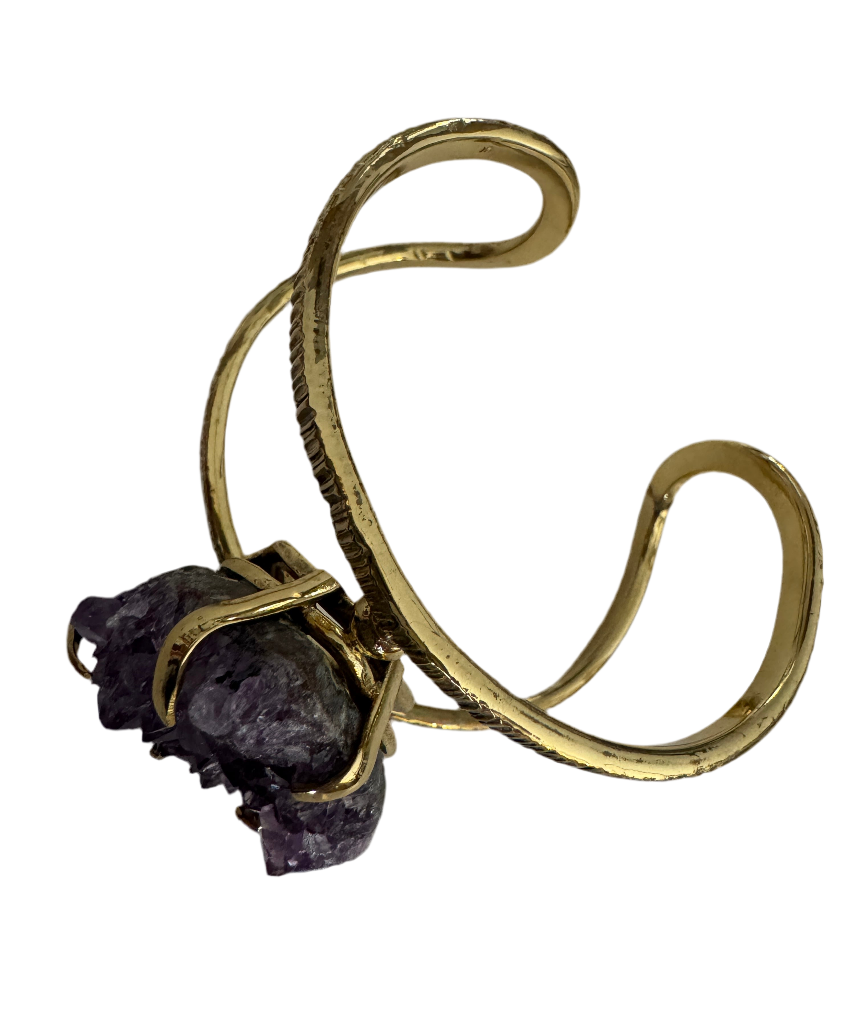 Elysian Collective Amethyst Quartz Bracelet Cuff