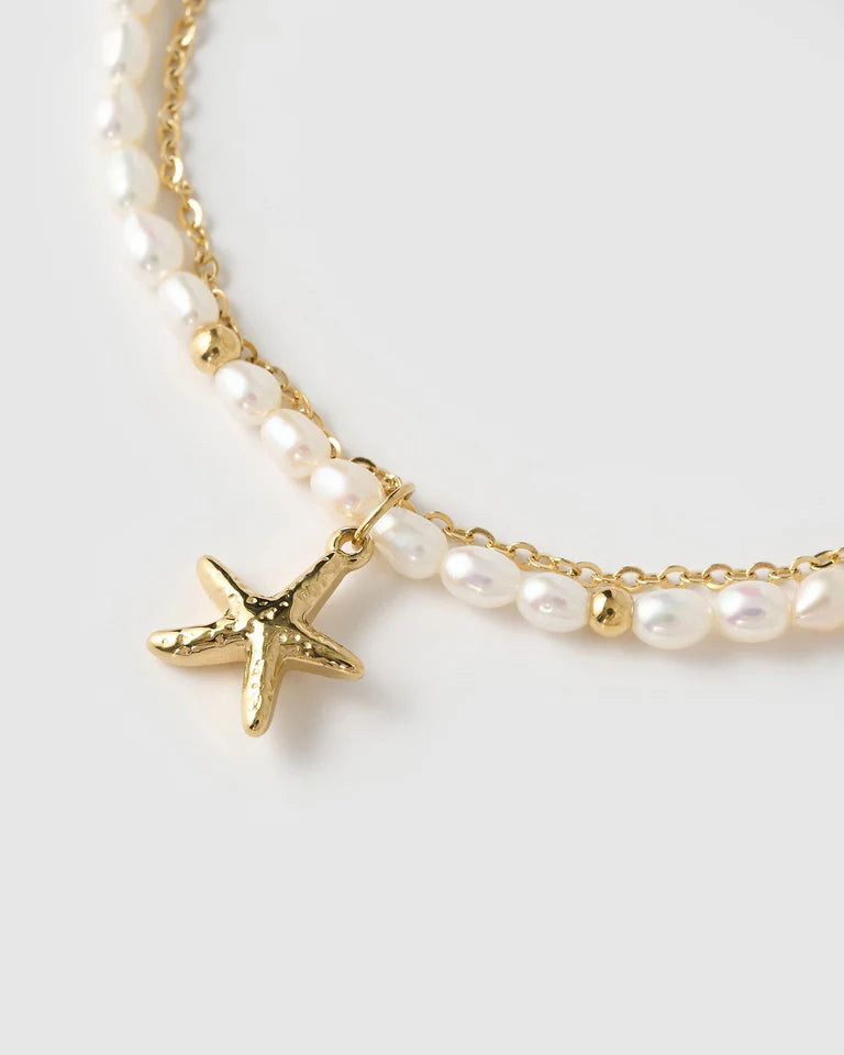 Elysian Collective Arms of Eve Laguna Pearl Bracelet