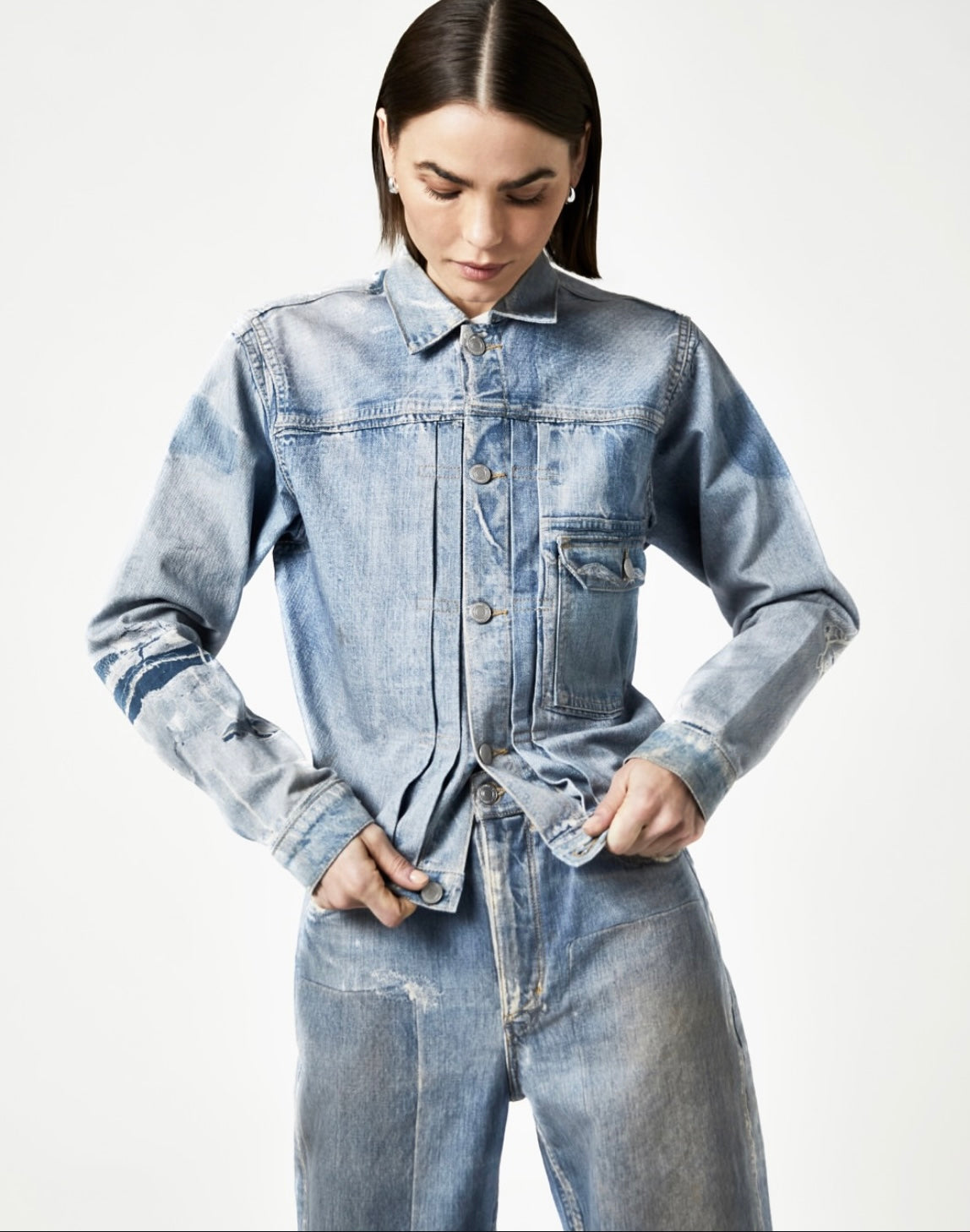 Elysian Collective Neuw Denim Type One Jacket Digital Indigo