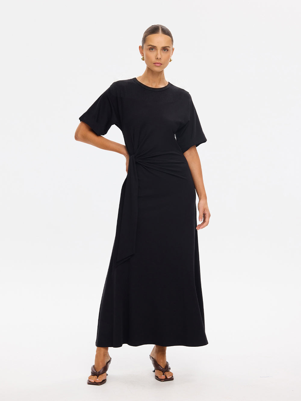 Elysian Collective Kivari Erina Maxi Dress Black