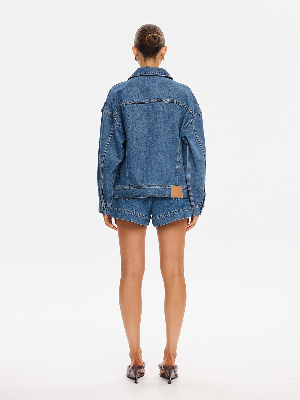 KIVARI - RITA DENIM JACKET (DRIFT BLUE)