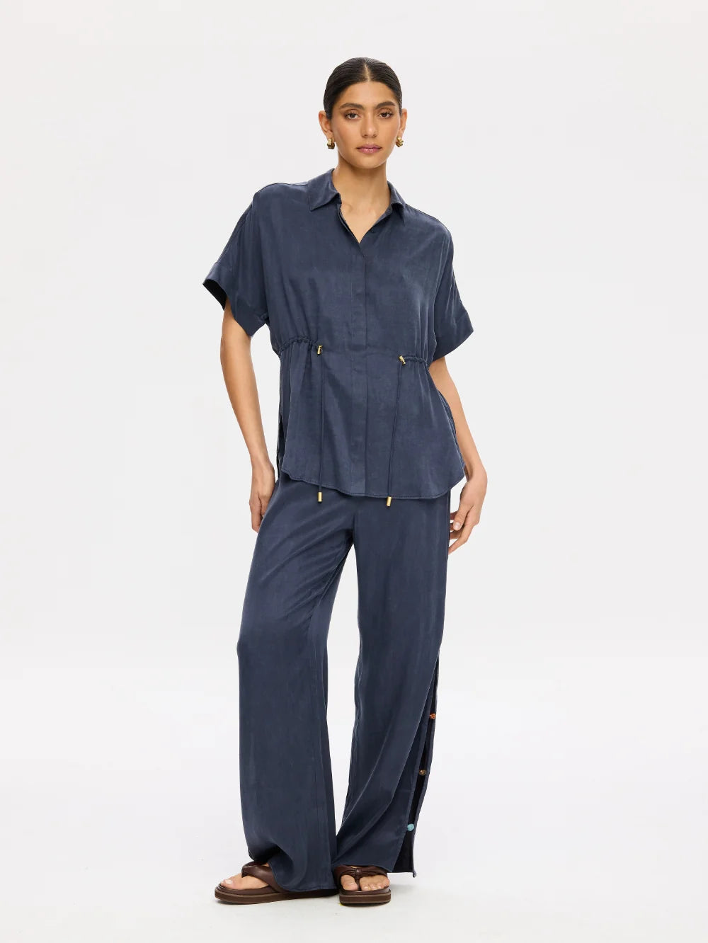 Elysian Collective Kivari Jaxon Shirt Petrol