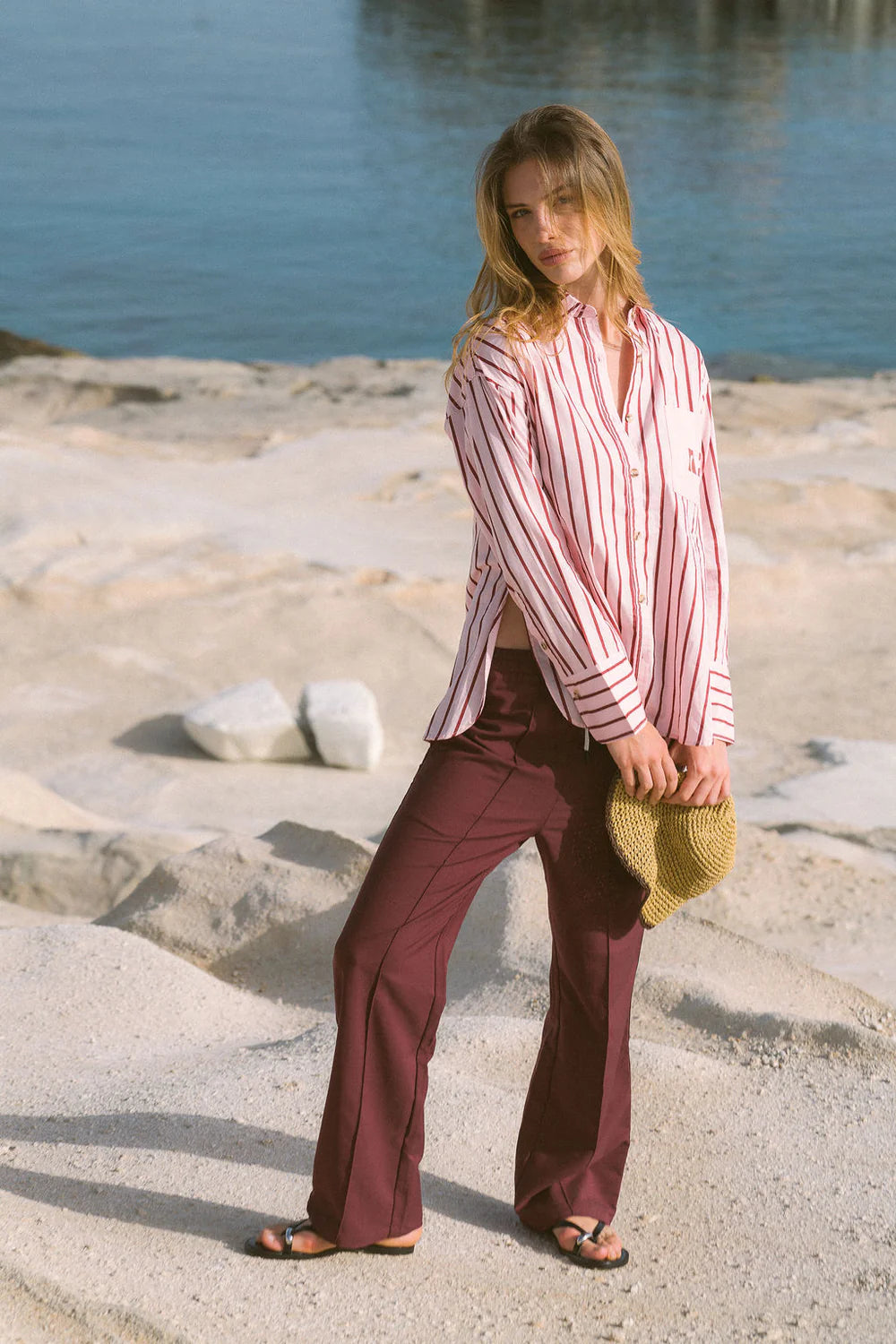 Elysian Collective AJ Crest Palermo Shirt Ballet Pink