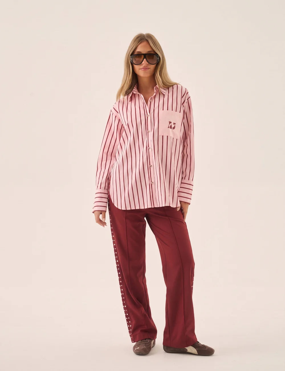 Elysian Collective AJ Crest Palermo Shirt Ballet Pink
