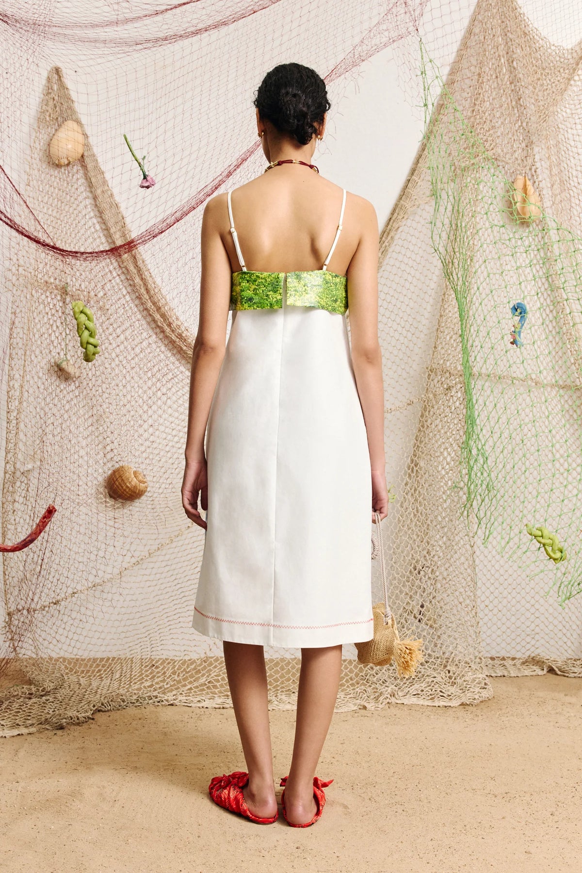 Elysian Collective Alemais Bermuda Buttercup Midi Dress