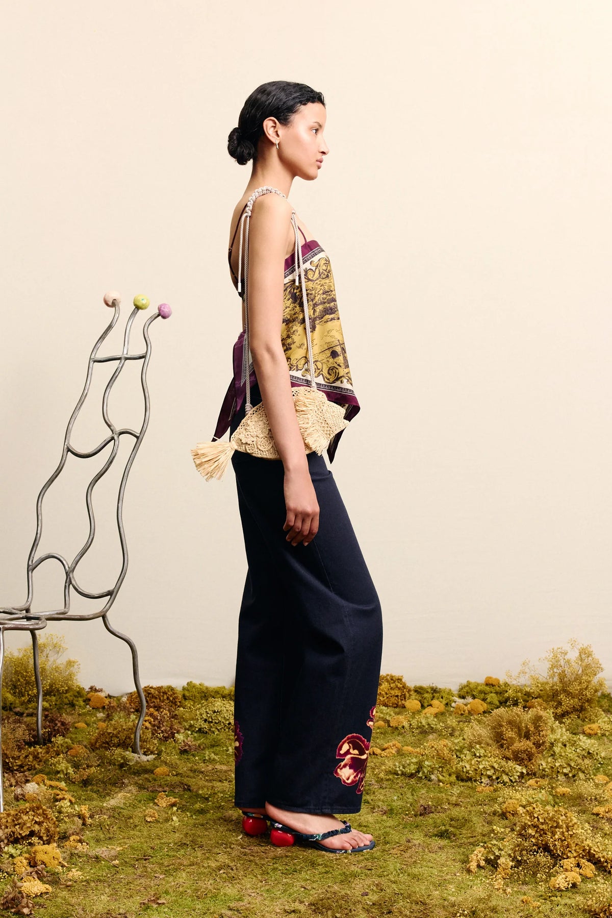 Elysian Collective Alemais Martos Scarf Top