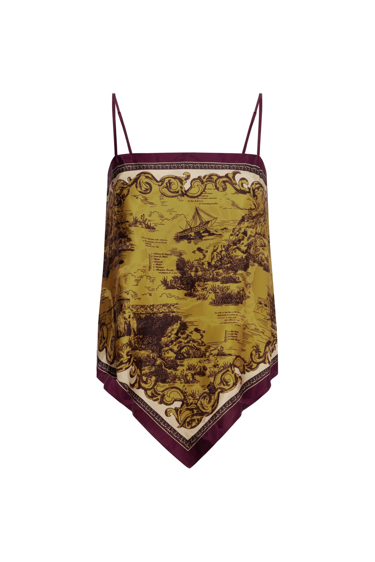 Elysian Collective Alemais Martos Scarf Top