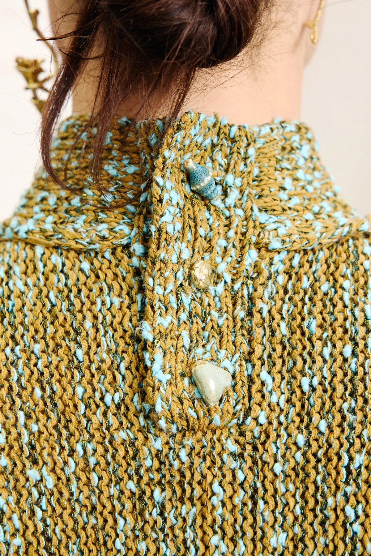 Elysian Collective Alemais Nieve Sequin Top