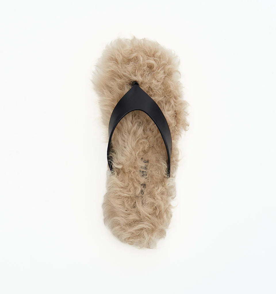 Elysian Collective Alias Mae Fella Black Shearling