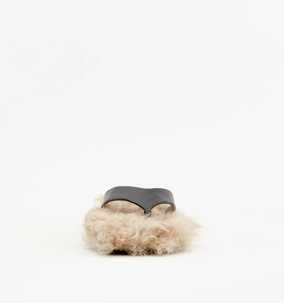 Elysian Collective Alias Mae Fella Black Shearling