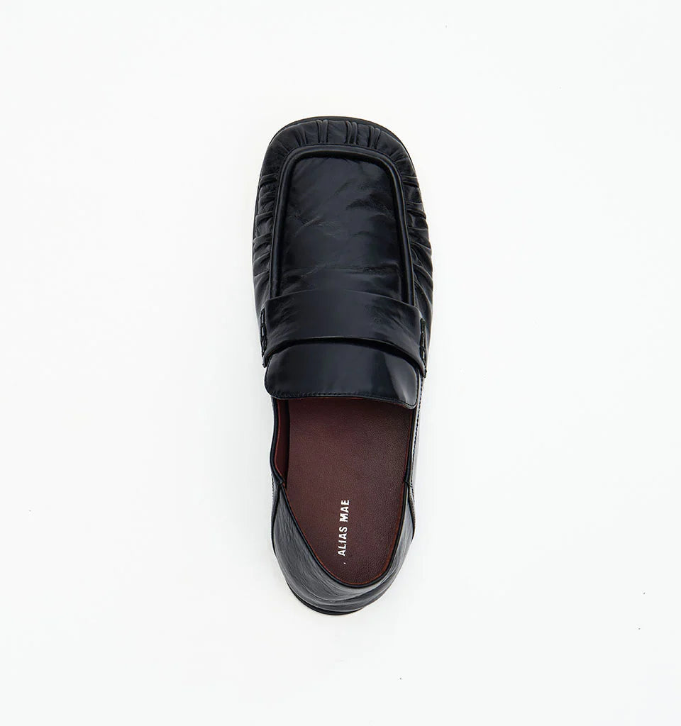 Elysian Collective Alias Mae Kruz Black Oily Leather