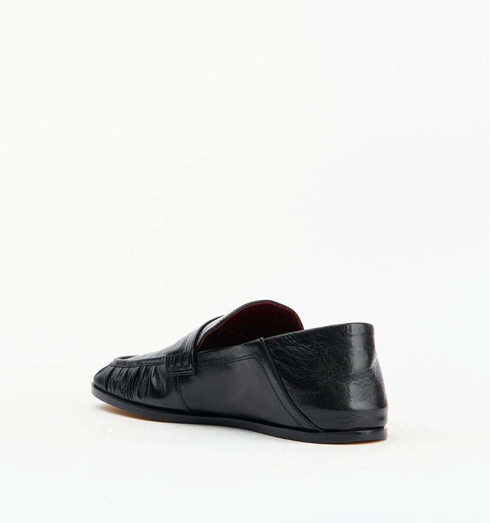 Elysian Collective Alias Mae Kruz Black Oily Leather