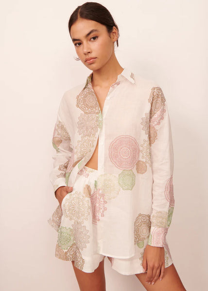 Ines floral tunic clearance dress