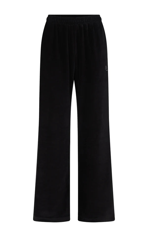 Elysian Collective Araminta James AJ Velour Trackpant Noir