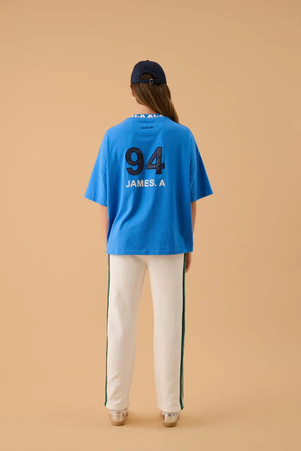 Elysian Collective Araminta James A James Oversized Tee French Blue