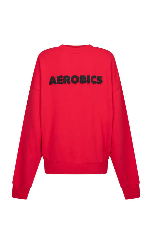 Elysian Collective Araminta James Aerobic Sweatshirt Tulip Red