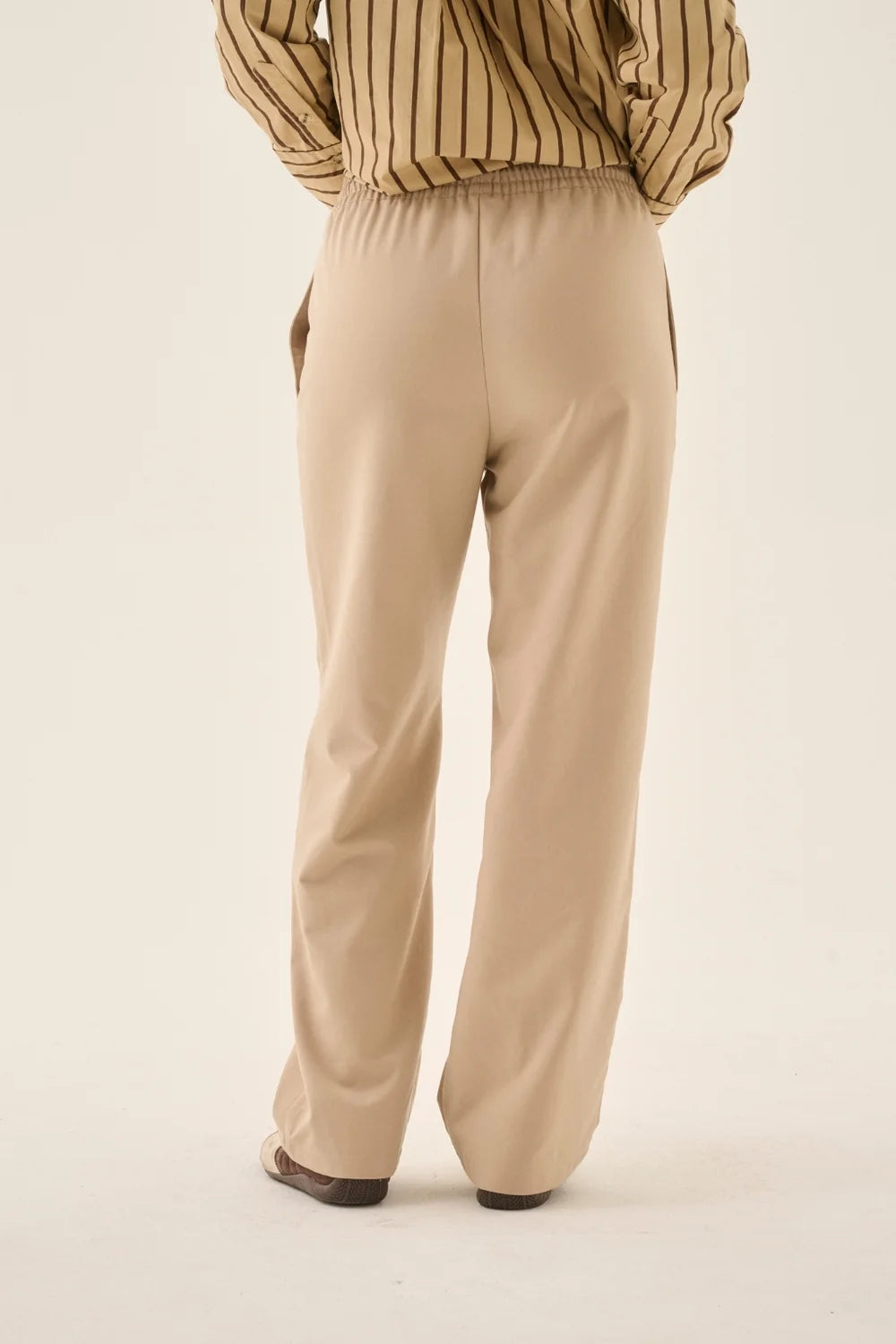 Elysian Collective Araminta James AJ Twill Pant Beige