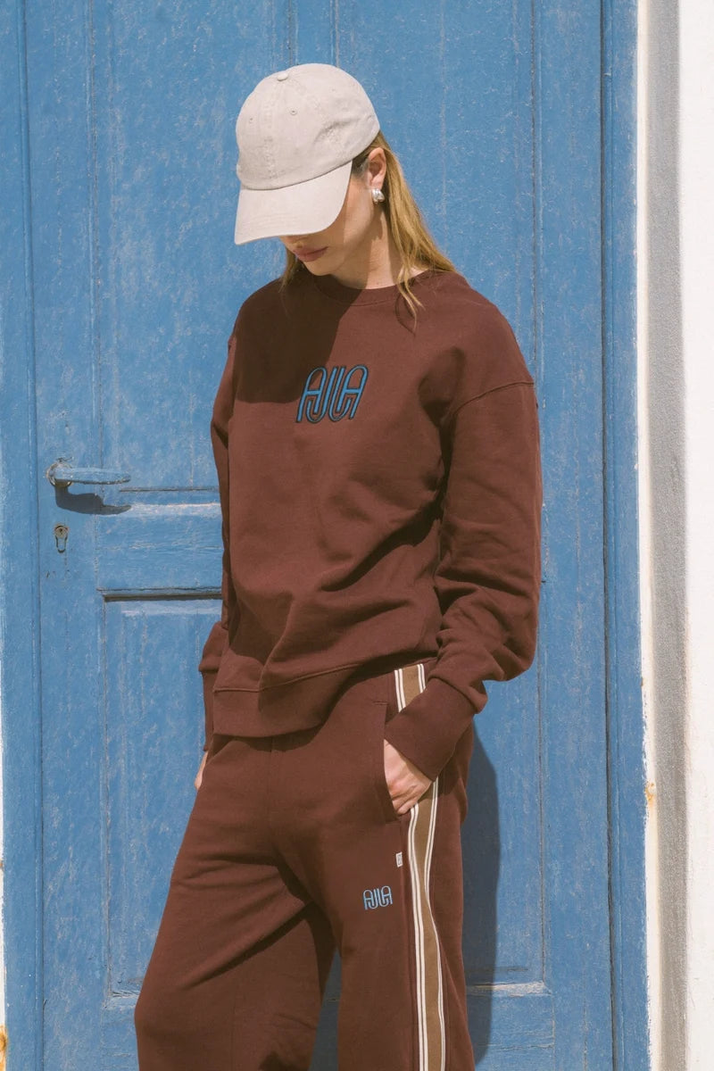 Elysian Collective Araminta James AJJA Sweatshirt Espresso