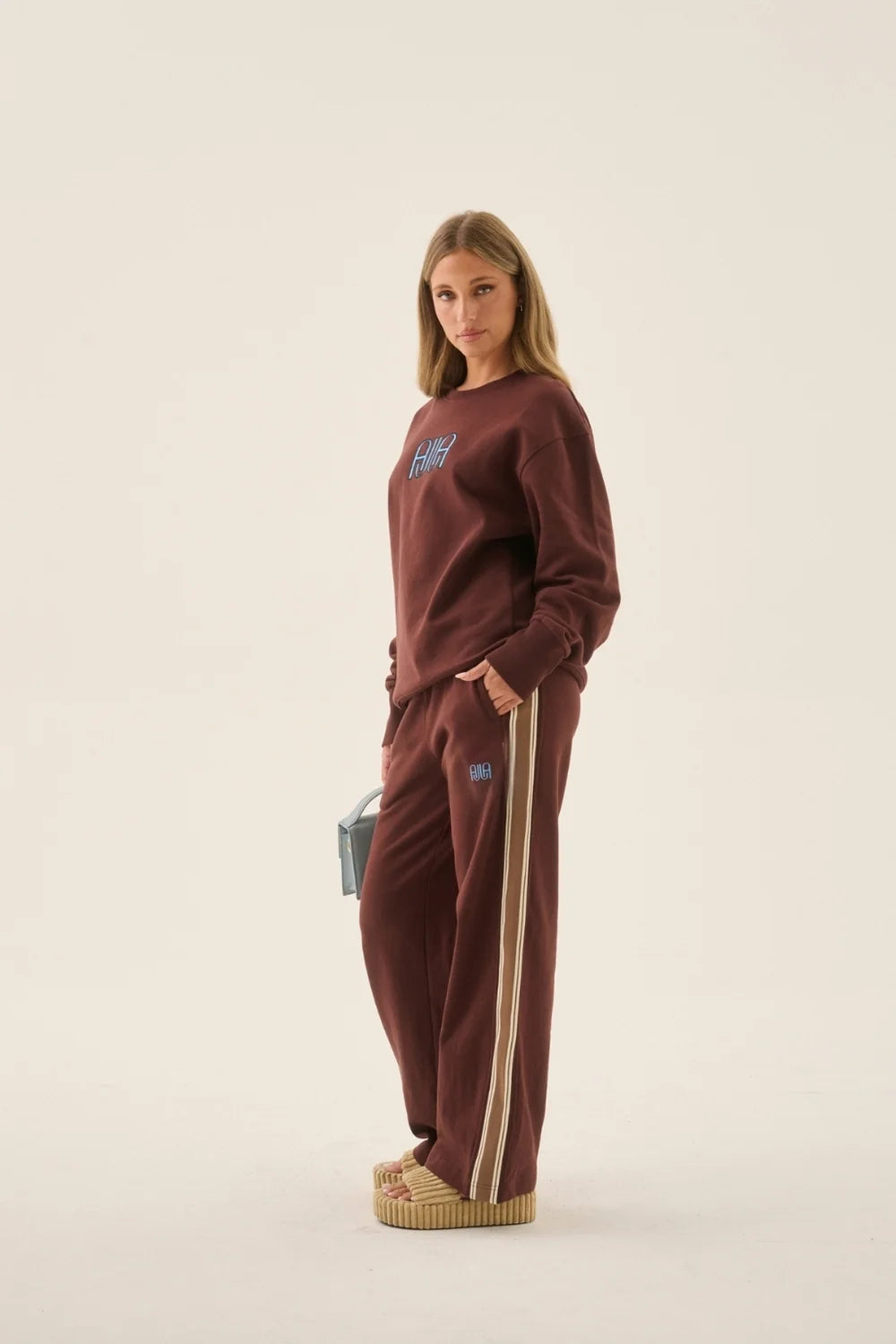 Elysian Collective Araminta James AJJA Sweatshirt Espresso