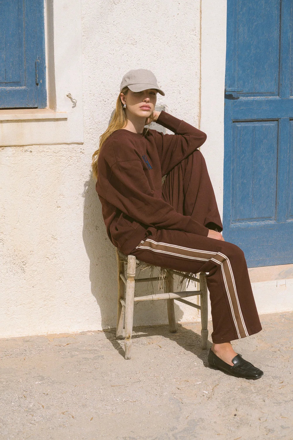 Elysian Collective Araminta James Ajja Trackpant Espresso