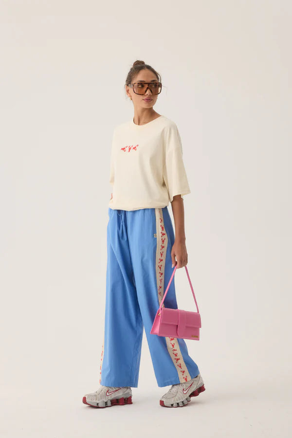 Elysian Collective Araminta James Lobster Oversized Tee Natural