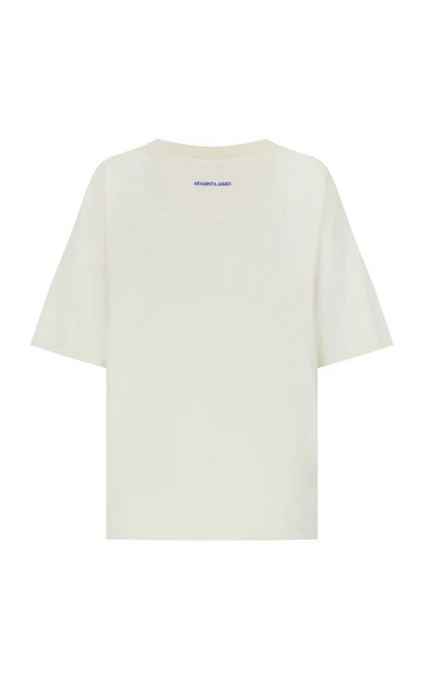 Elysian Collective Araminta James Margarita Oversized Tee Natural