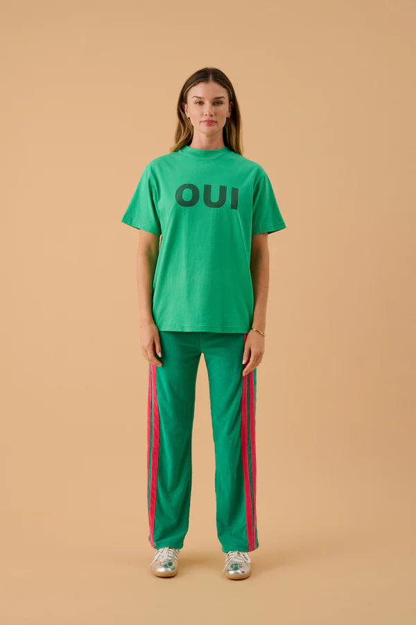 Elysian Collective Araminta James Parisienne Tee Tropical Green