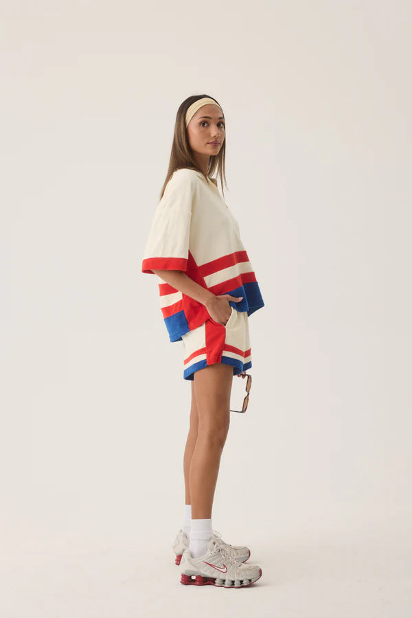 ARAMINTA JAMES - RICO TERRY SHIRT (COCONUT)