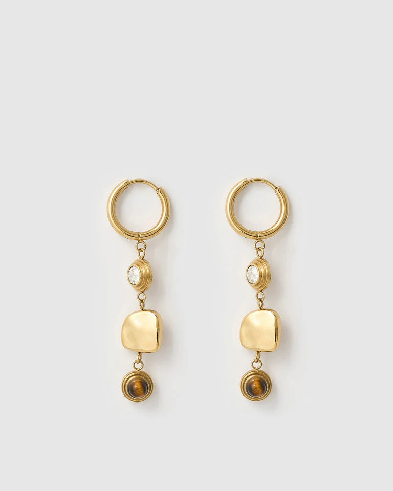 Elysian Collective Arms of Eve Indie Gold Earring