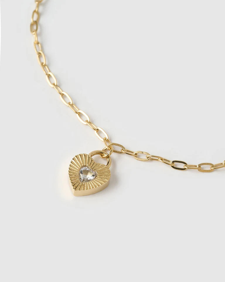 ARMS OF EVE - RUBY HEART BRACELET (STONE)