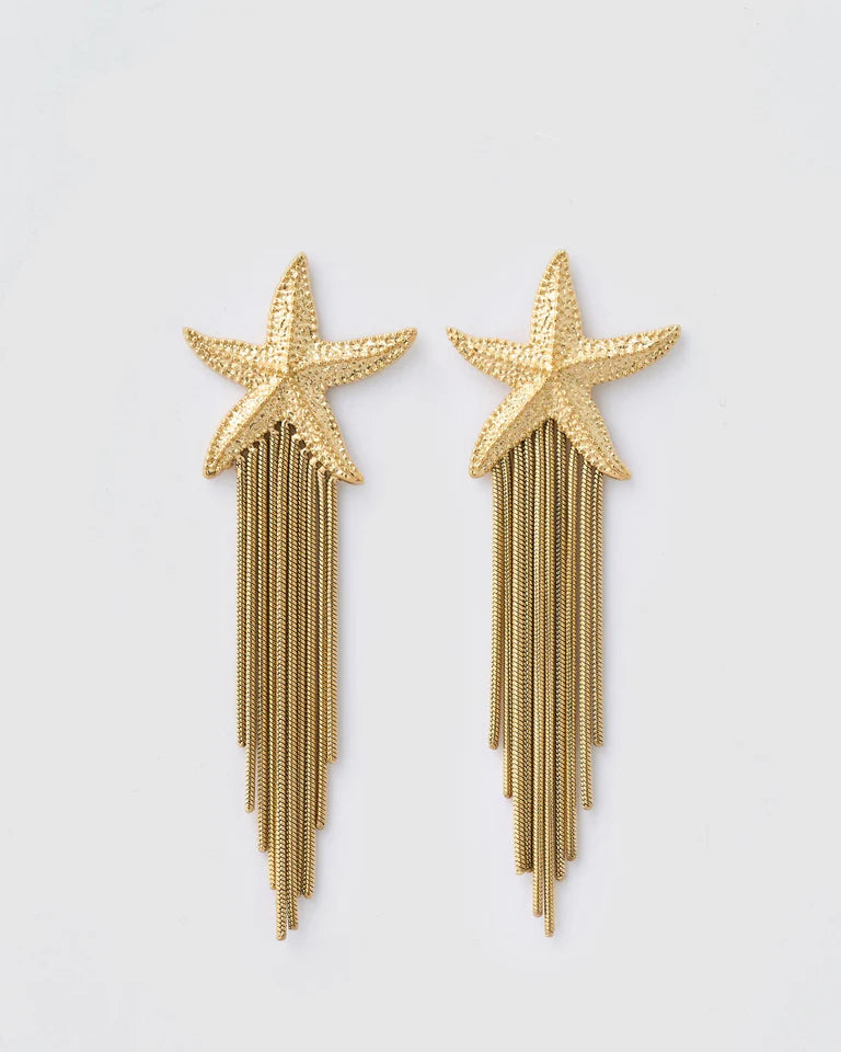 Elysian Collective Arms of Eve Shooting Star Gold Earring