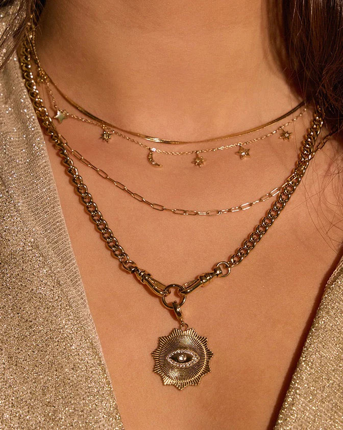 Elysian Collective Arms of Eve Solstice Gold Necklace