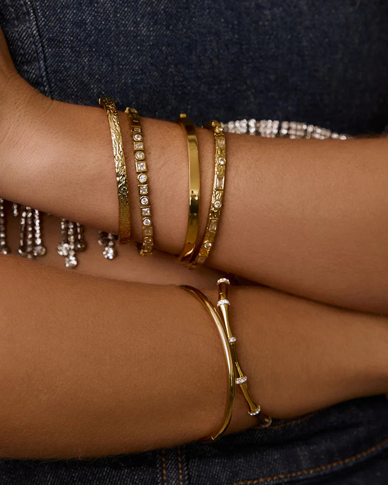 Elysian Collective Arms of Eve Tinka Gold Bracelet Stone