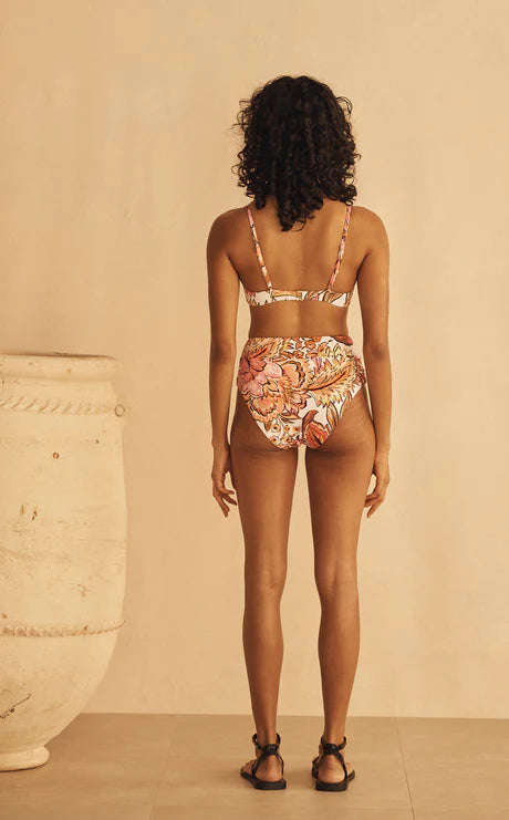 Elysian Collective Aur Ocea Bel Fiore Trellis High Waist Brief