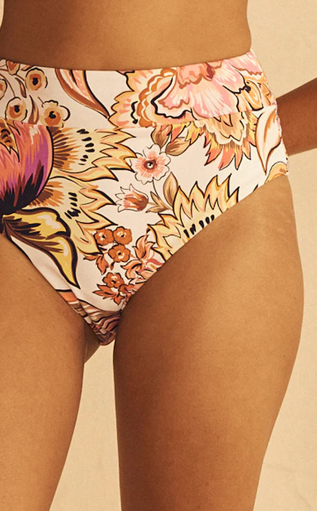 Elysian Collective Aur Ocea Bel Fiore Trellis High Waist Brief