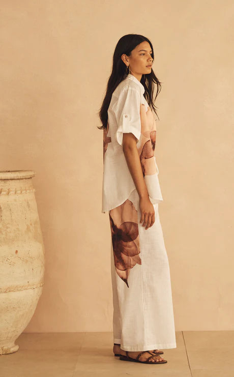 Elysian Collective Aur Ocea Stillsta Gathered Wide Leg Pant