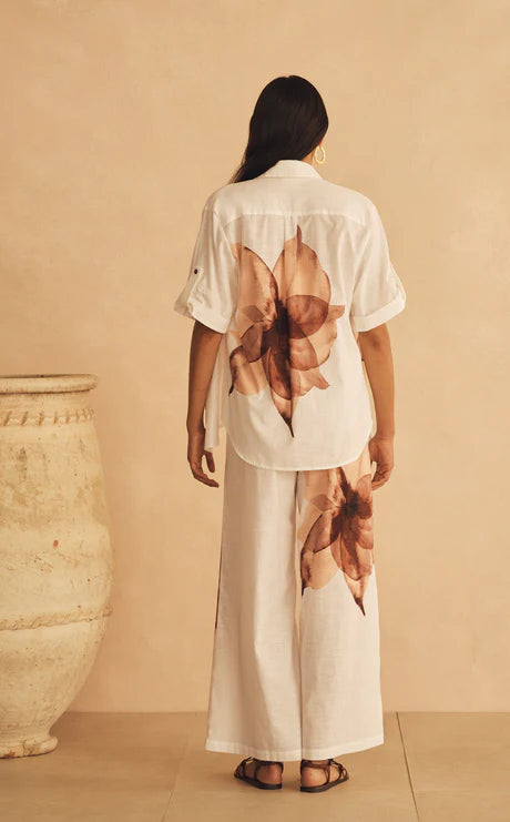 Elysian Collective Aur Ocea Stillsta Gathered Wide Leg Pant