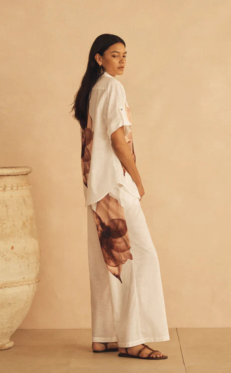 Elysian Collective Aur Ocea Stillsta Gathered Wide Leg Pant