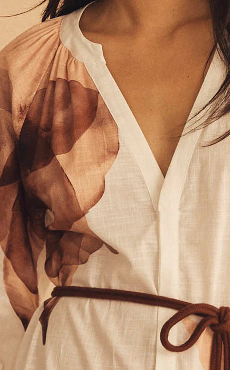 Elysian Collective Aur Ocea Stillsta Plunge Resort Dress