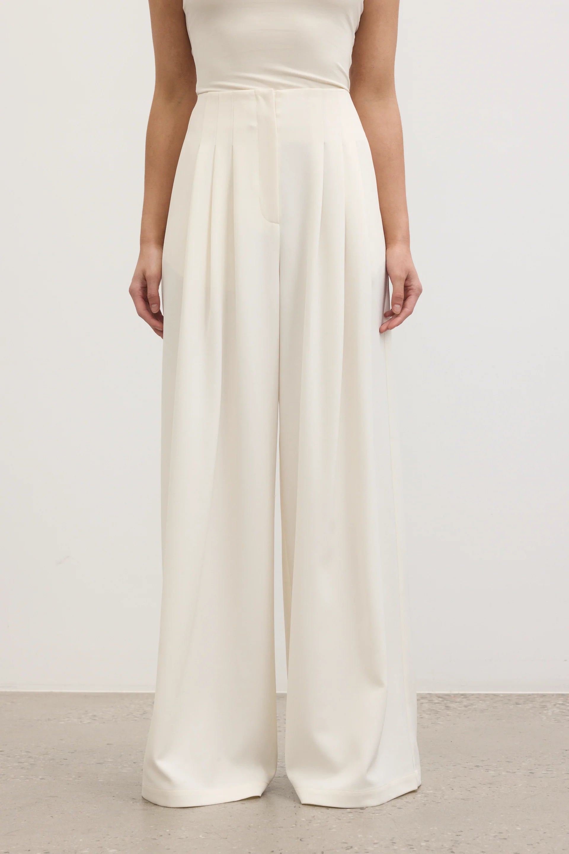 Elysian Collective Bayse Brand Ciel Pant Ivory