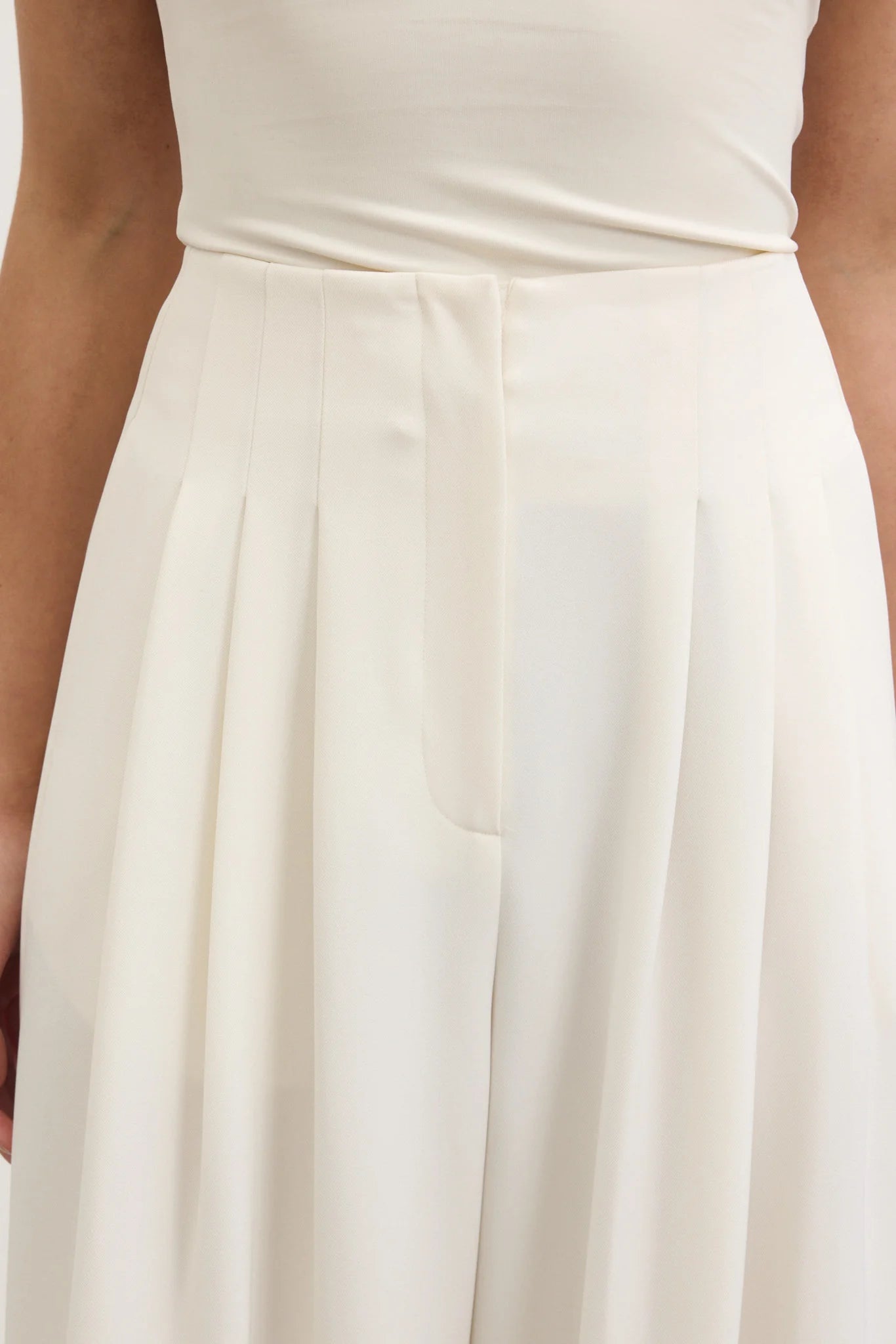 Elysian Collective Bayse Brand Ciel Pant Ivory