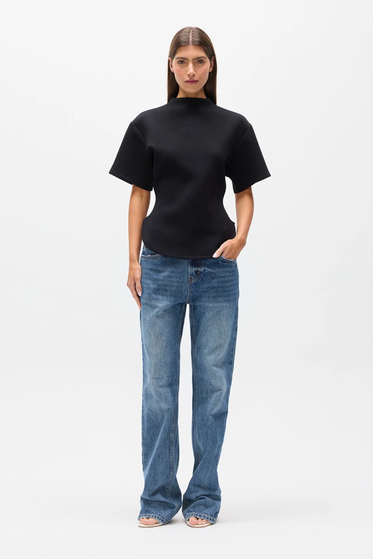 Elysian Collective Bayse Brand Esther T Shirt Black
