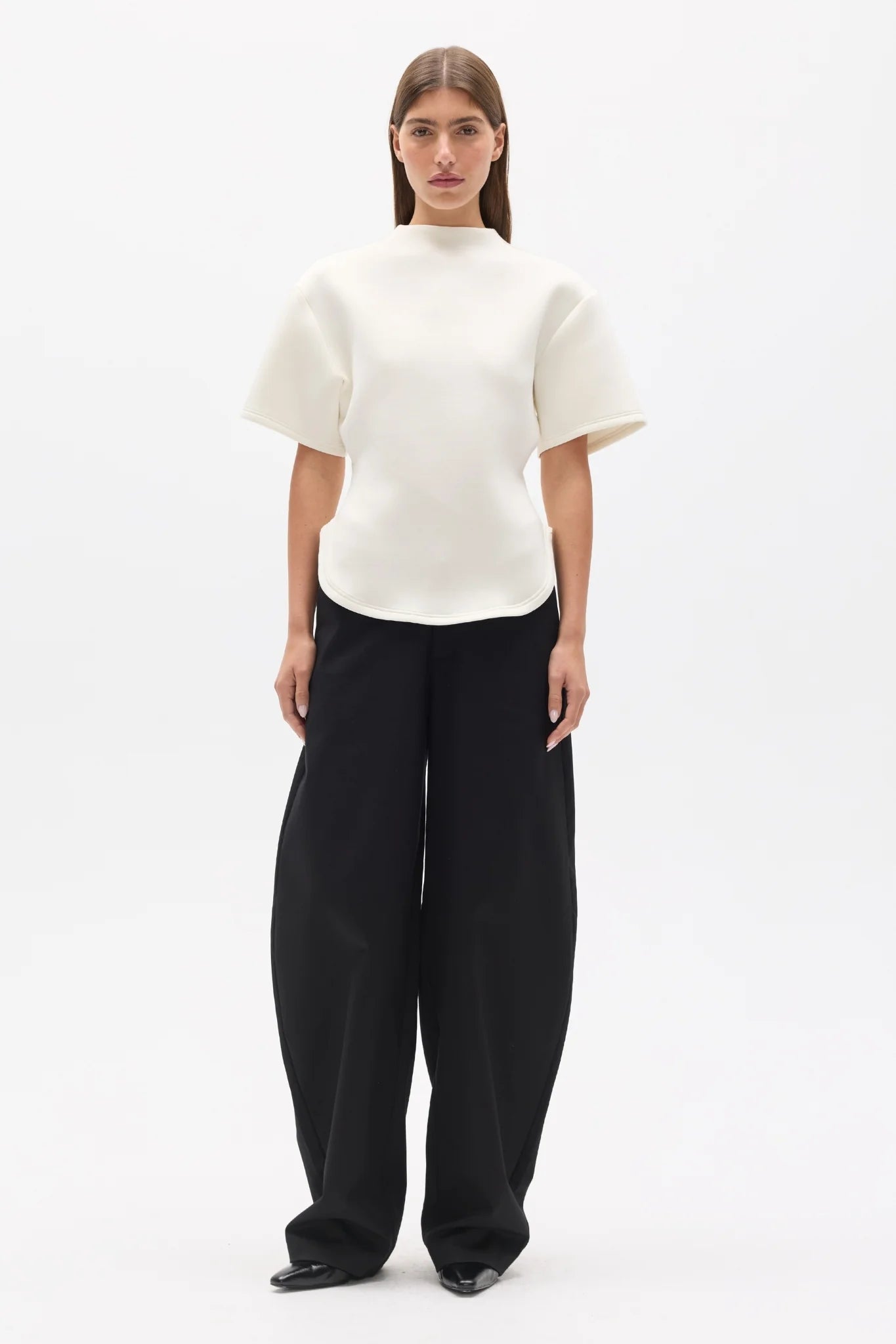 Elysian Collective Bayse Brand Esther T Shirt White