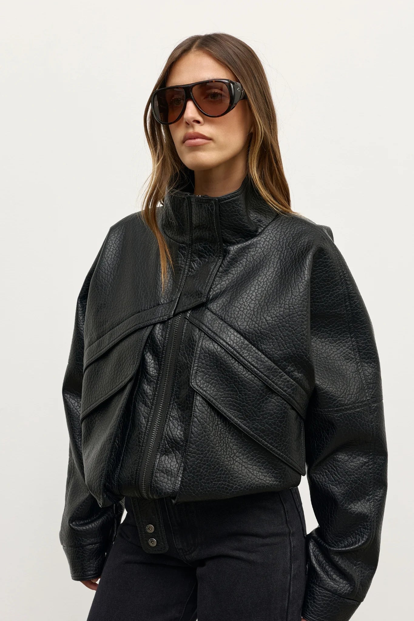 Elysian Collective Bayse Brand Inez Jacket Black